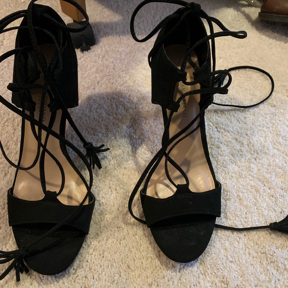 black heels